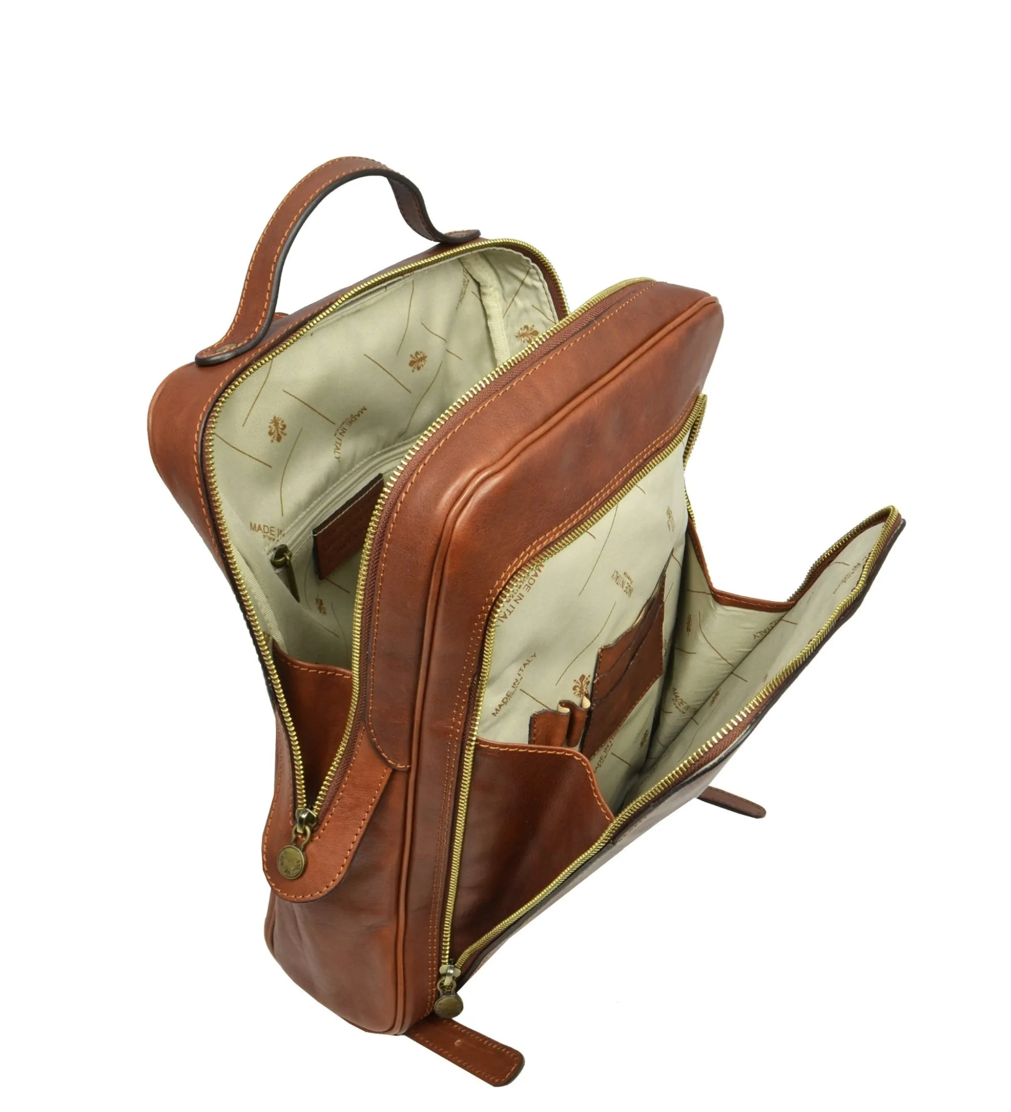 Womens Leather Backpack - The Sun Also Rises