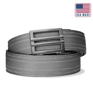 X SERIES BUCKLE  | USA MADE GRAY TACTICAL NYLON GUN BELT 1.5"