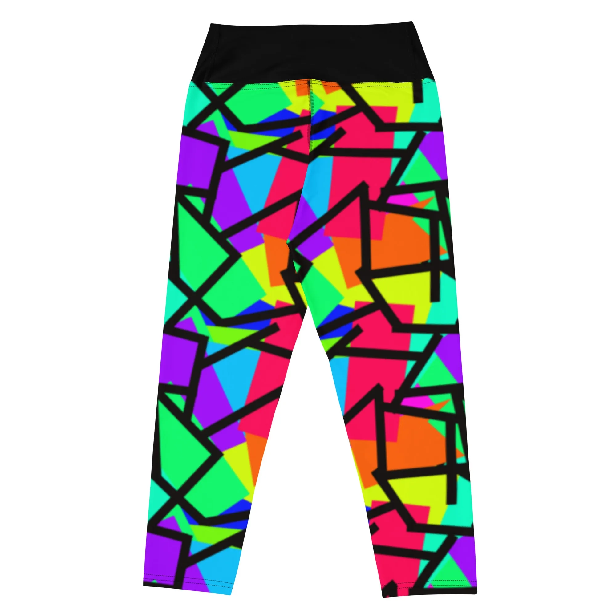 Yoga Capri Leggings, Neoncore Memphis